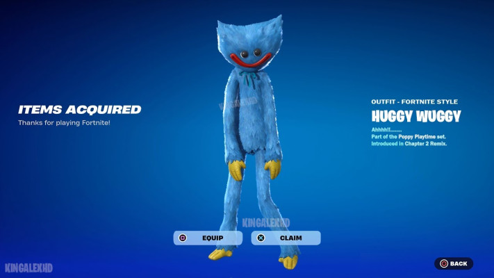 Poppy Playtime Huggy Wuggy Skin